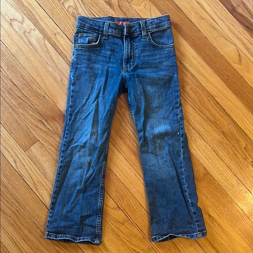 Wrangler Blue Boot-Cut Jeans with Flared Leg